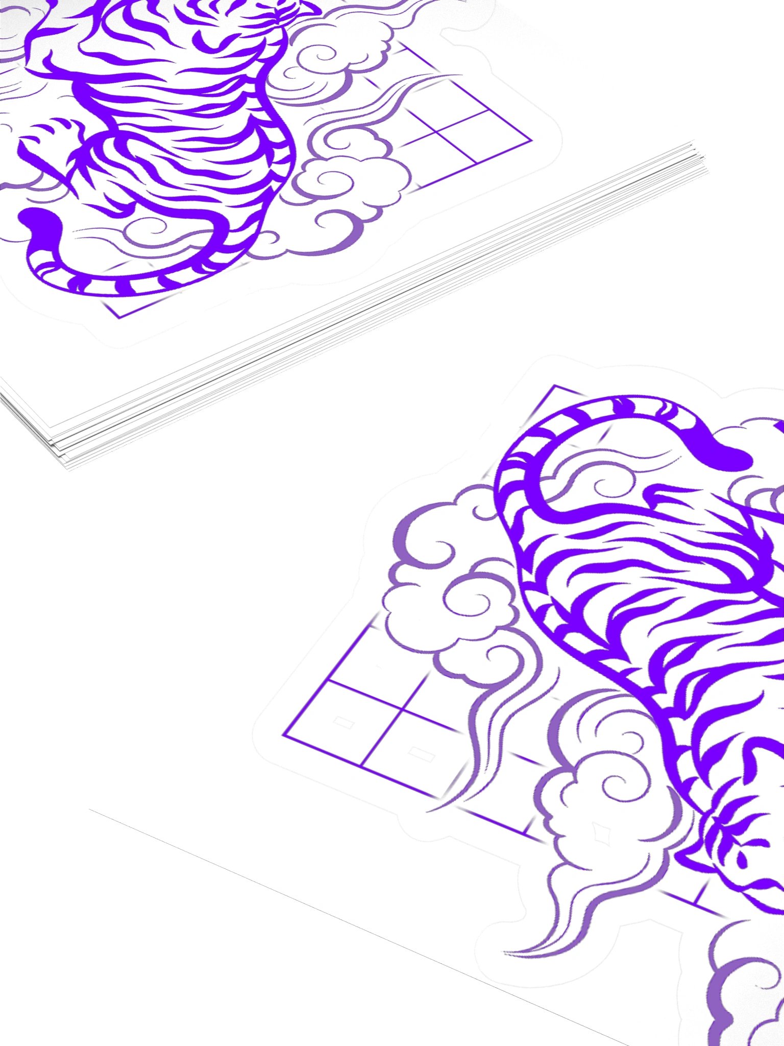 Japanese Tiger | Sticker product image (4)