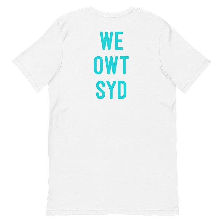 WeOwtsyd Gen 2 Premium T-shirt - White/Teal product image (2)
