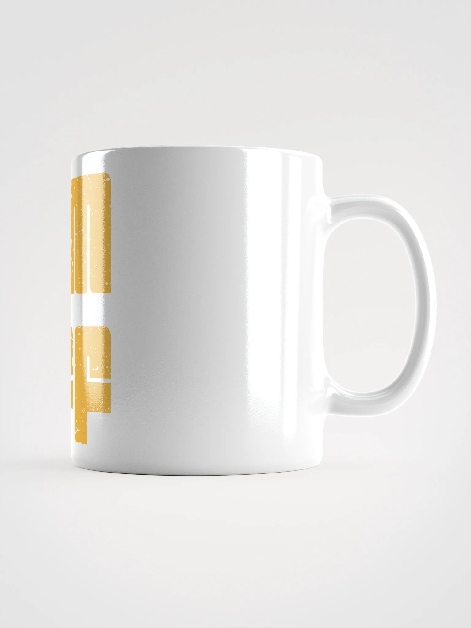 Bold 'I'M OFF' White Glossy Mug product image (2)
