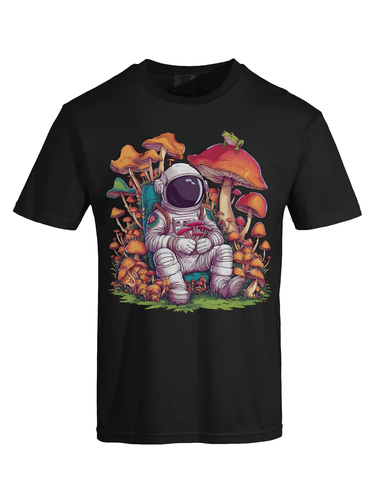 Astronaut Cottagecore Frog Aesthetic Mushroom Space Women T-shirt product image (51)