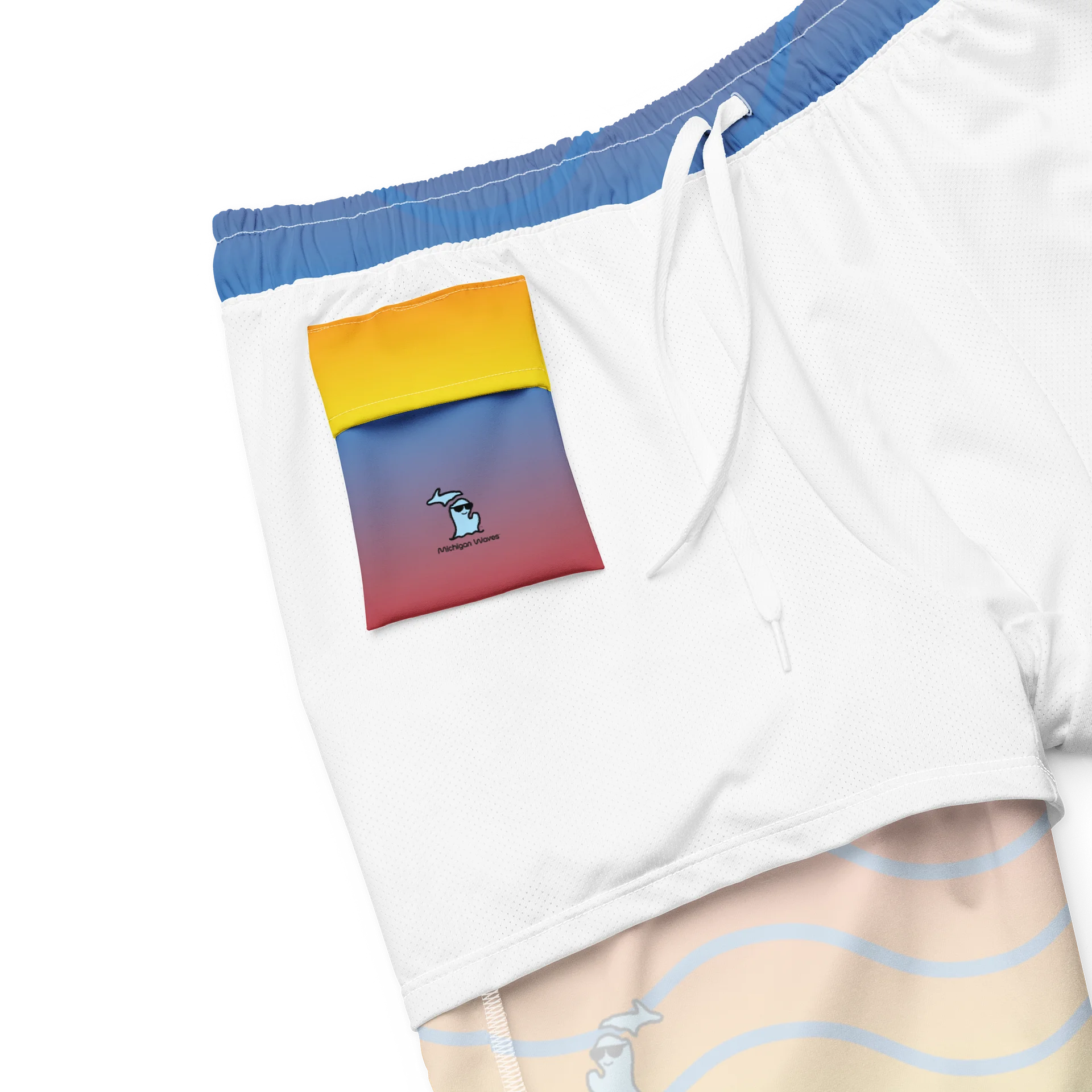 Michigan Waves™ Sunset Swim Trunks product image (6)