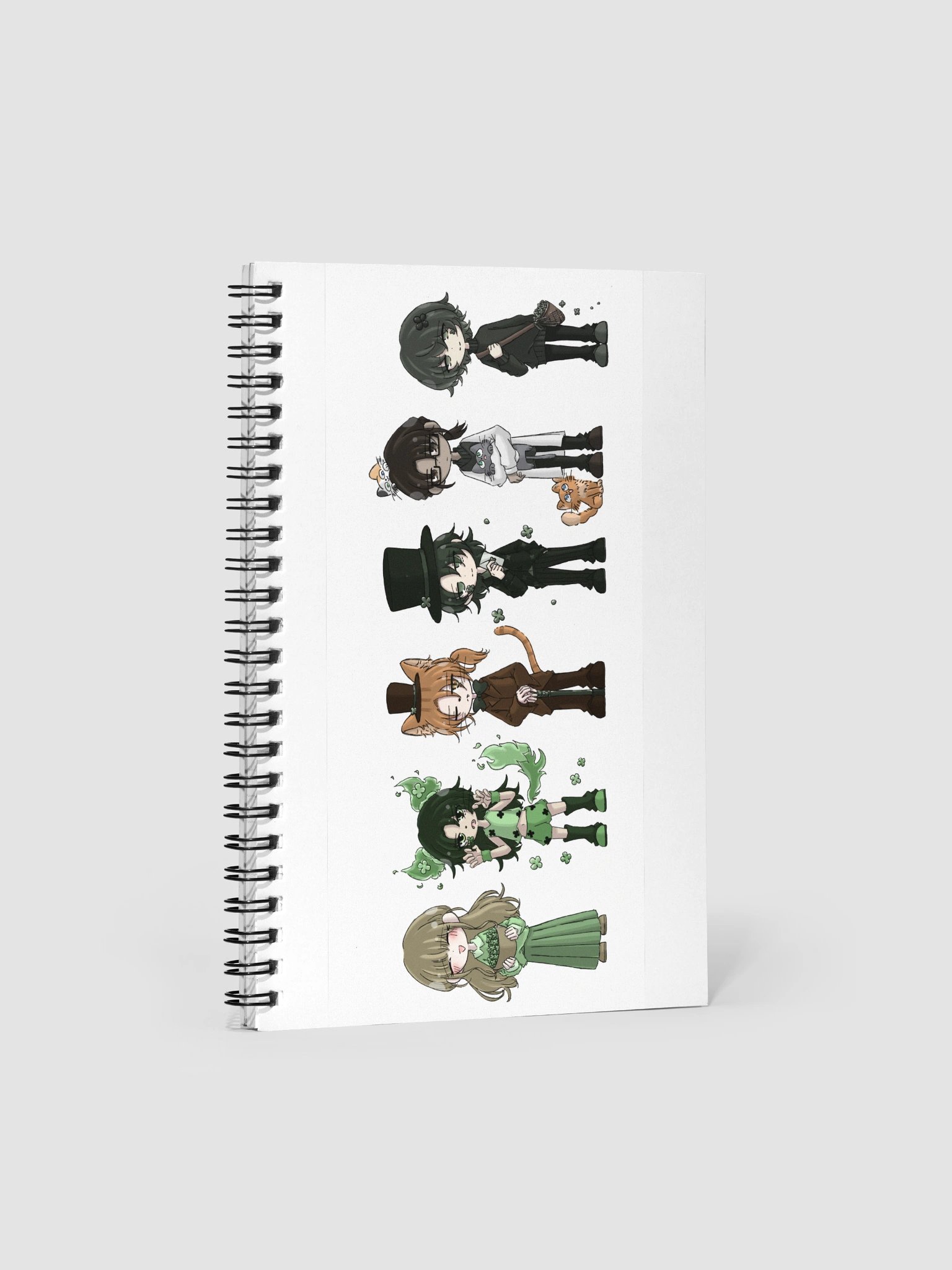 St. Patrick's Day Chibi Notebook product image (2)