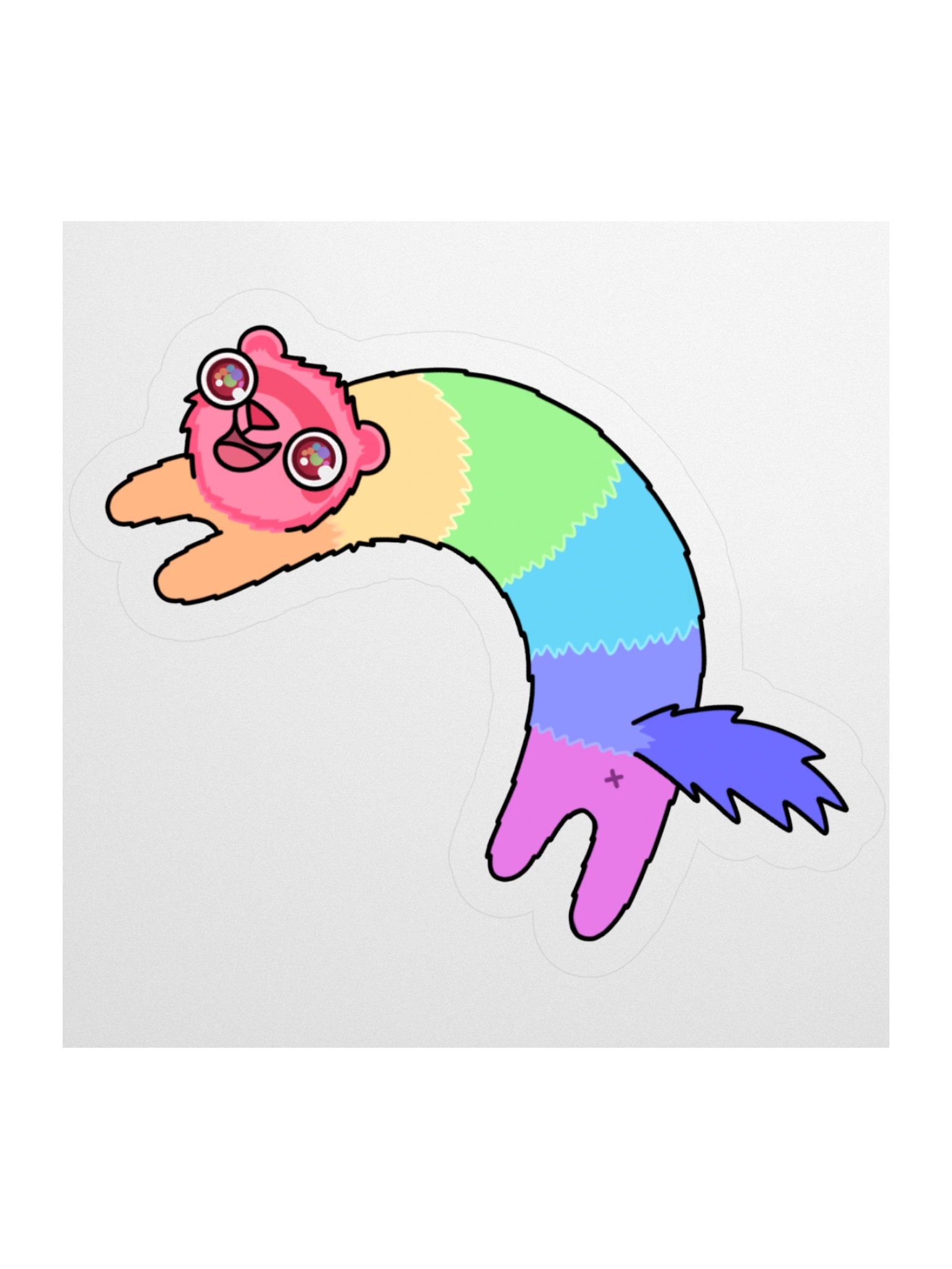 Rainbow Ferret | Car or Laptop Sticker product image (2)