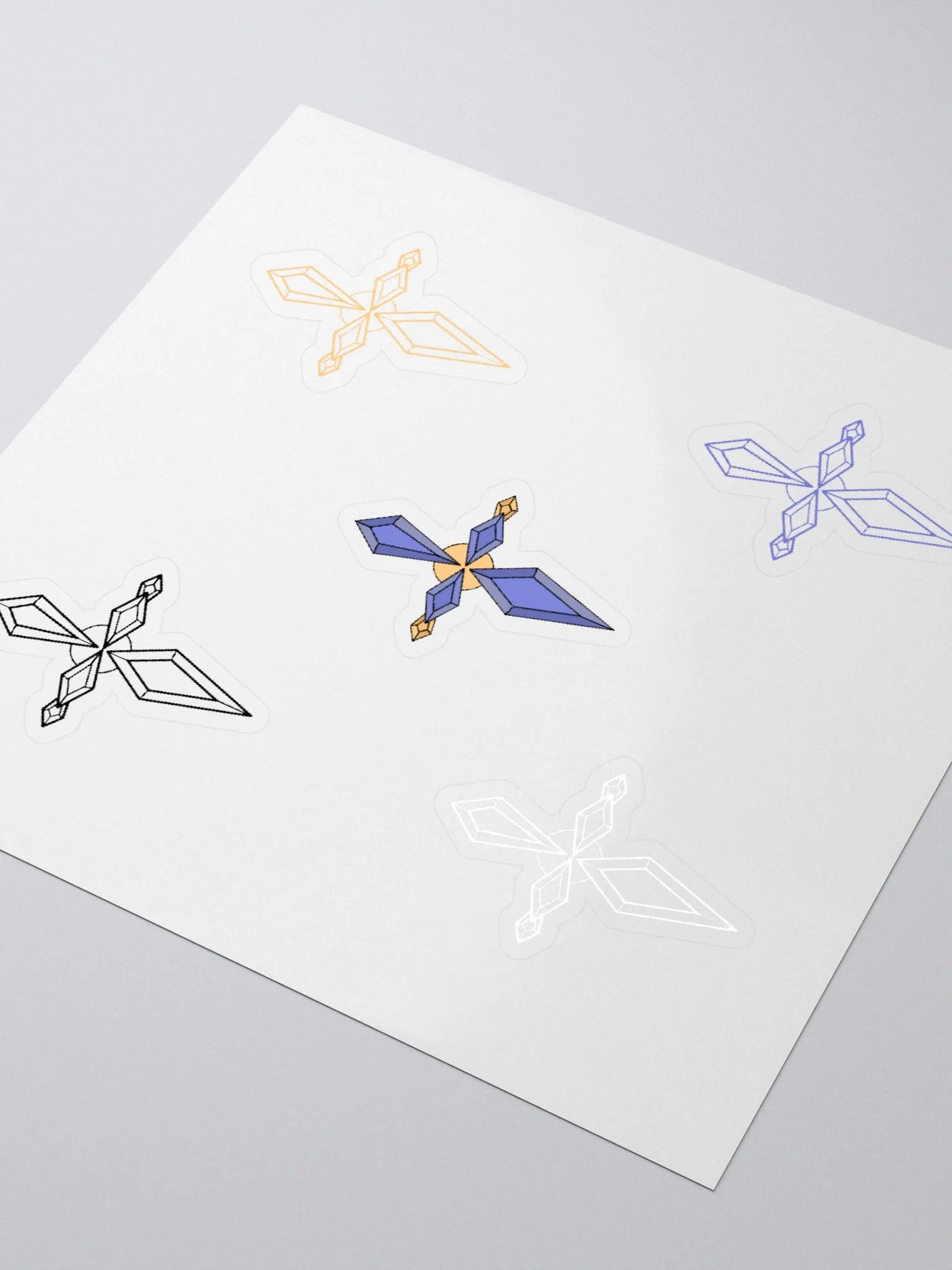 Compass Dagger Sticker Set product image (1)