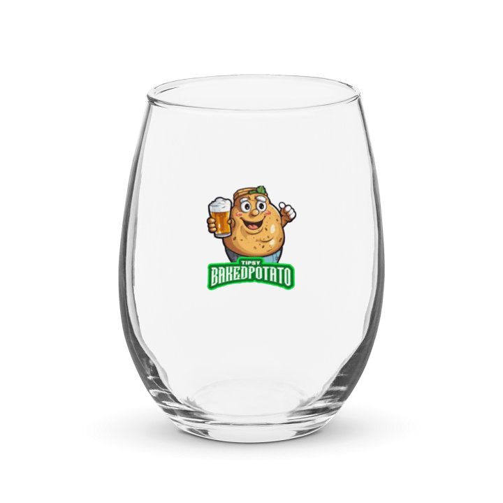 Tipsy Stemless Wine Glass #02 product image (1)