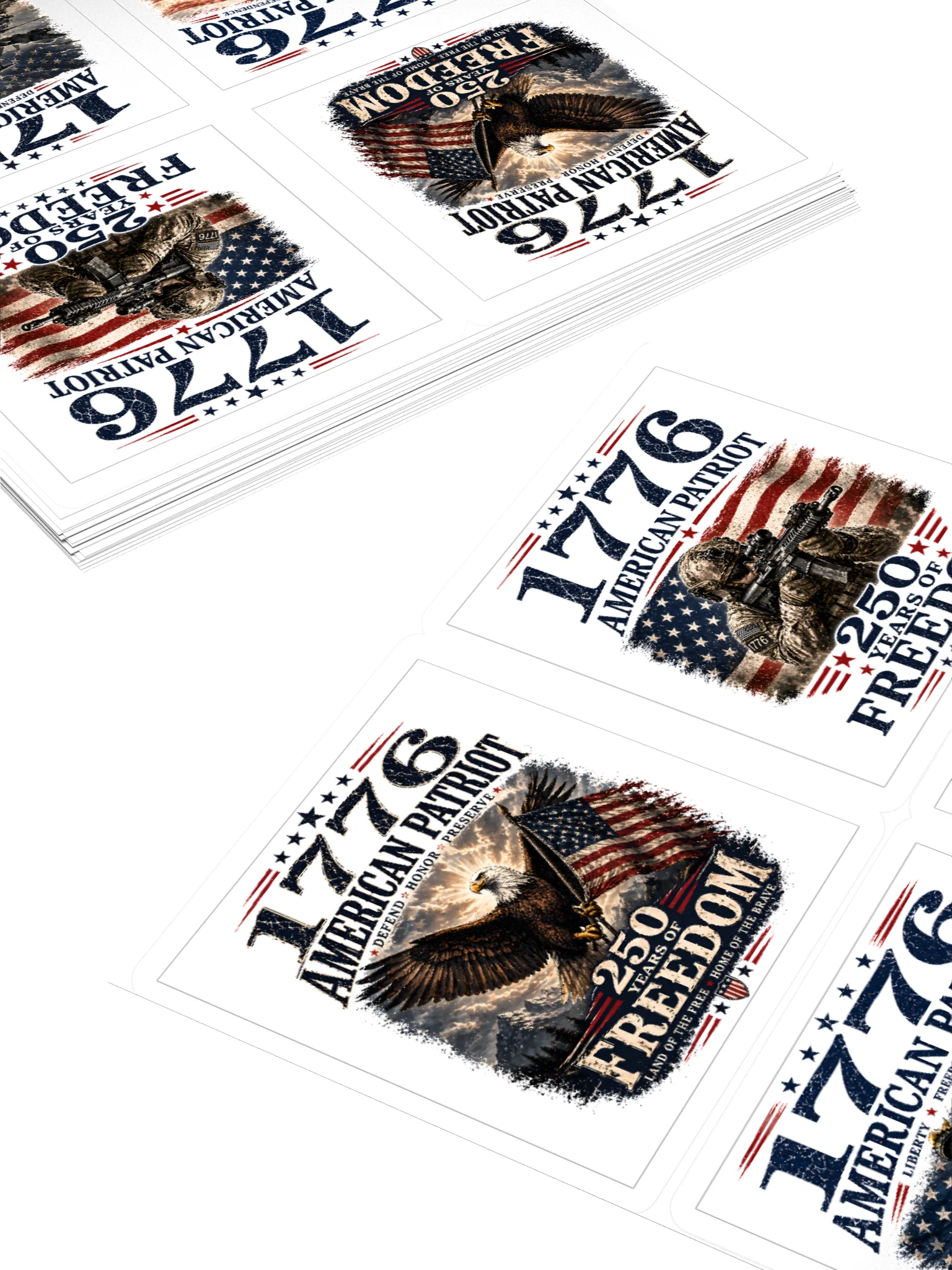 Patriot 1776 Sticker Mix product image (8)