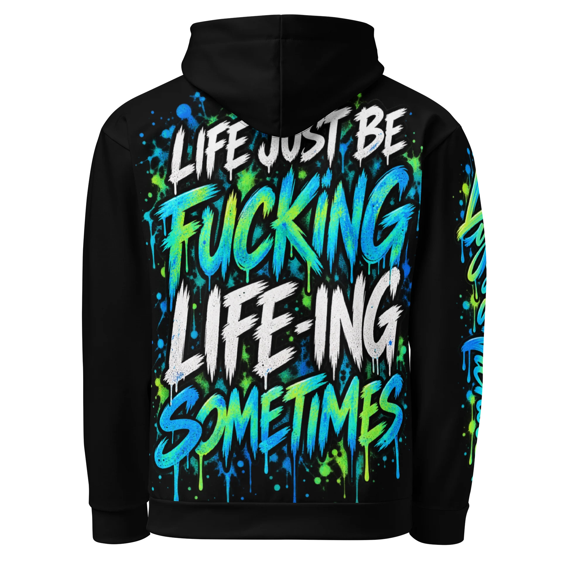 Life Just Be Fucking Life-ing Sometimes | Chaos Crew Hoodie product image (3)