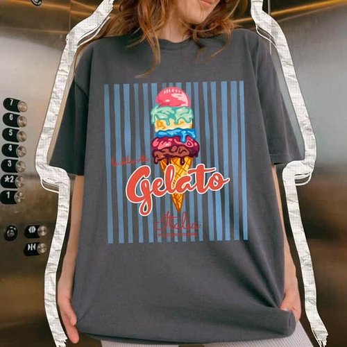 A tribute to sweet moments and Italian flair: “La dolce vita Gelato Italia”. Four scoops of color stacked high, reminding us ...