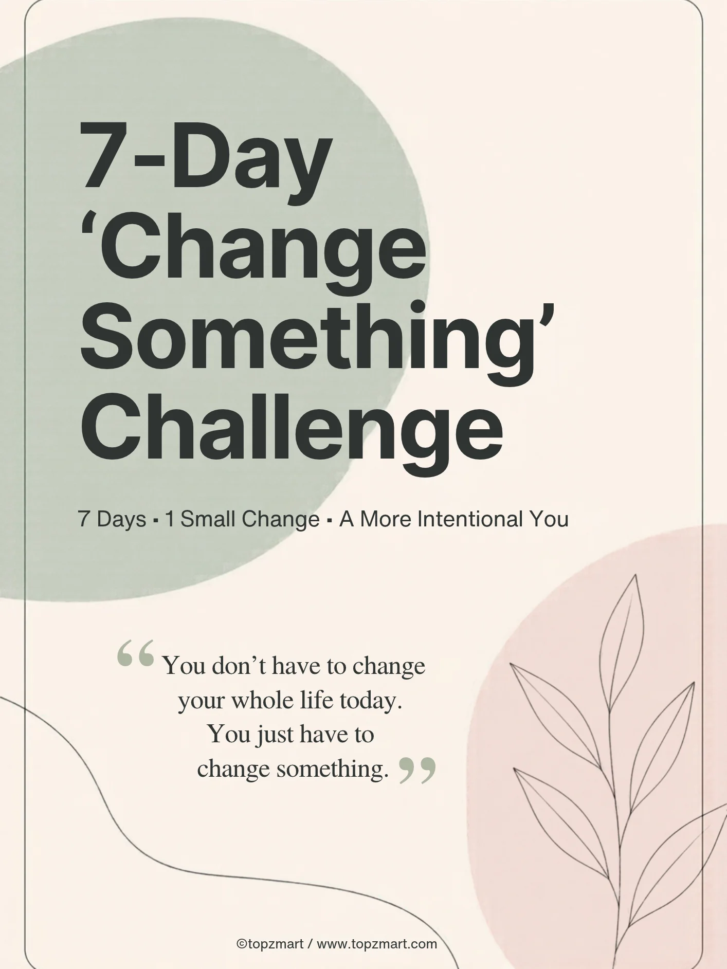 7-Day “Change Something” Challenge Workbook product image (1)