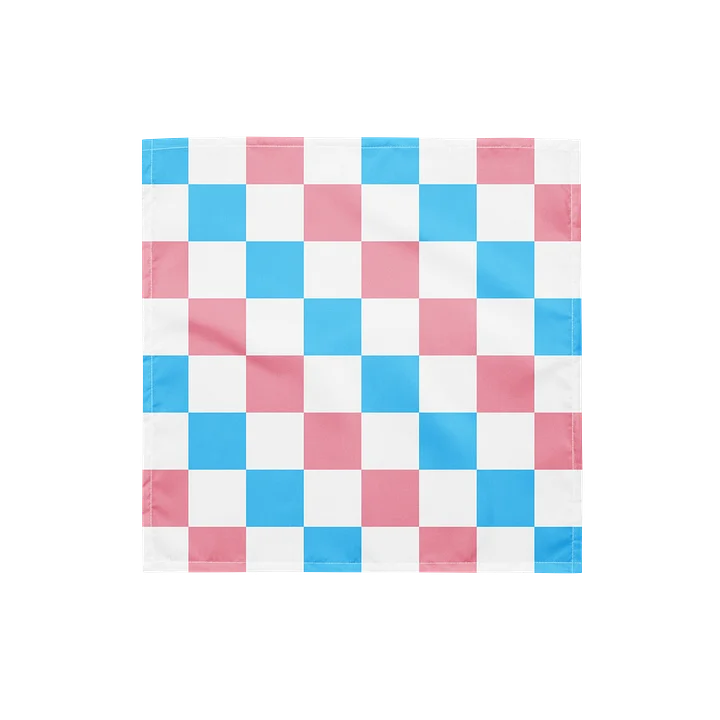 Trans Checkered Bandana product image (1)