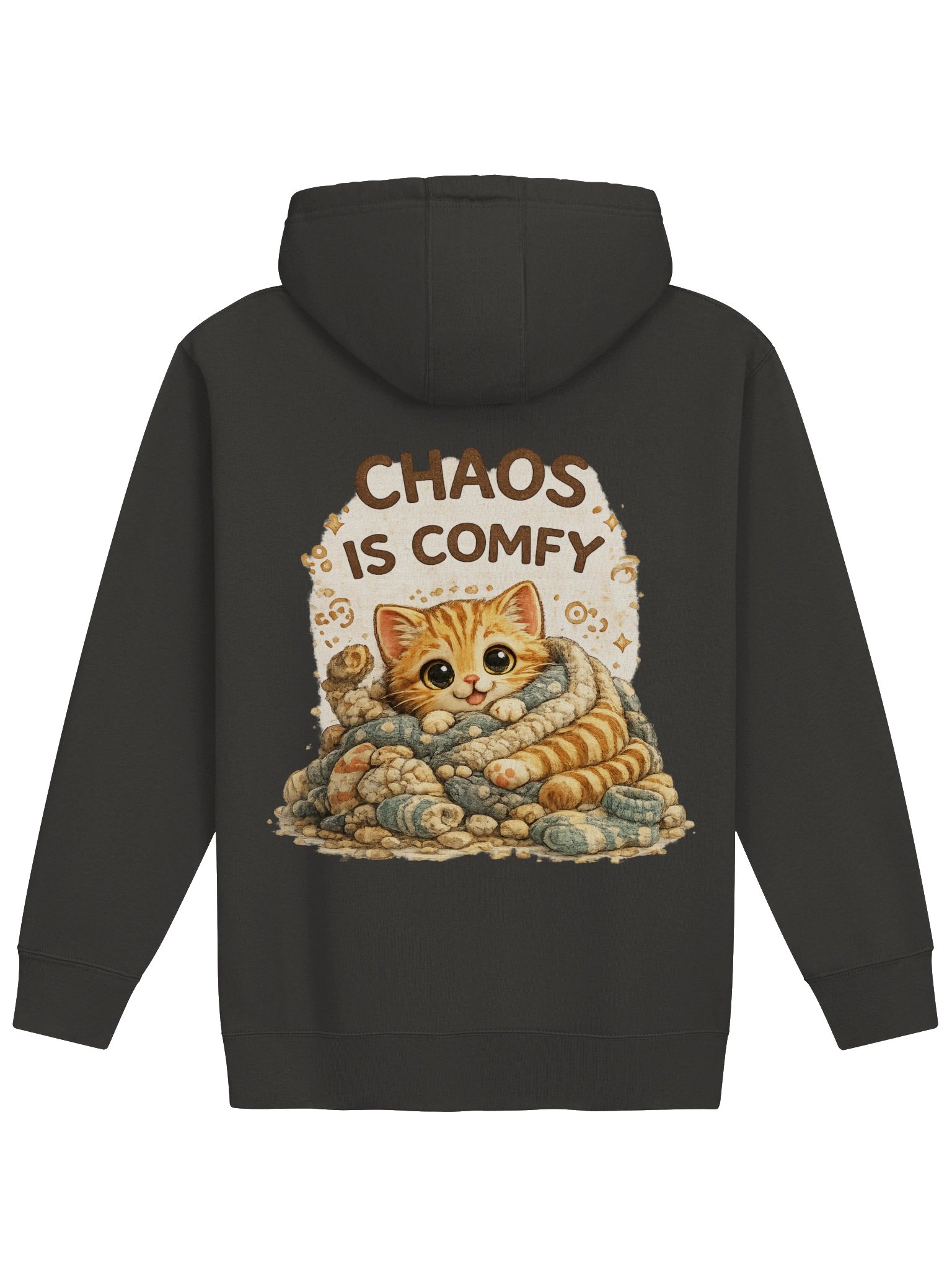 Beans Chaos Is Comfy Kitten Hoodie product image (1)