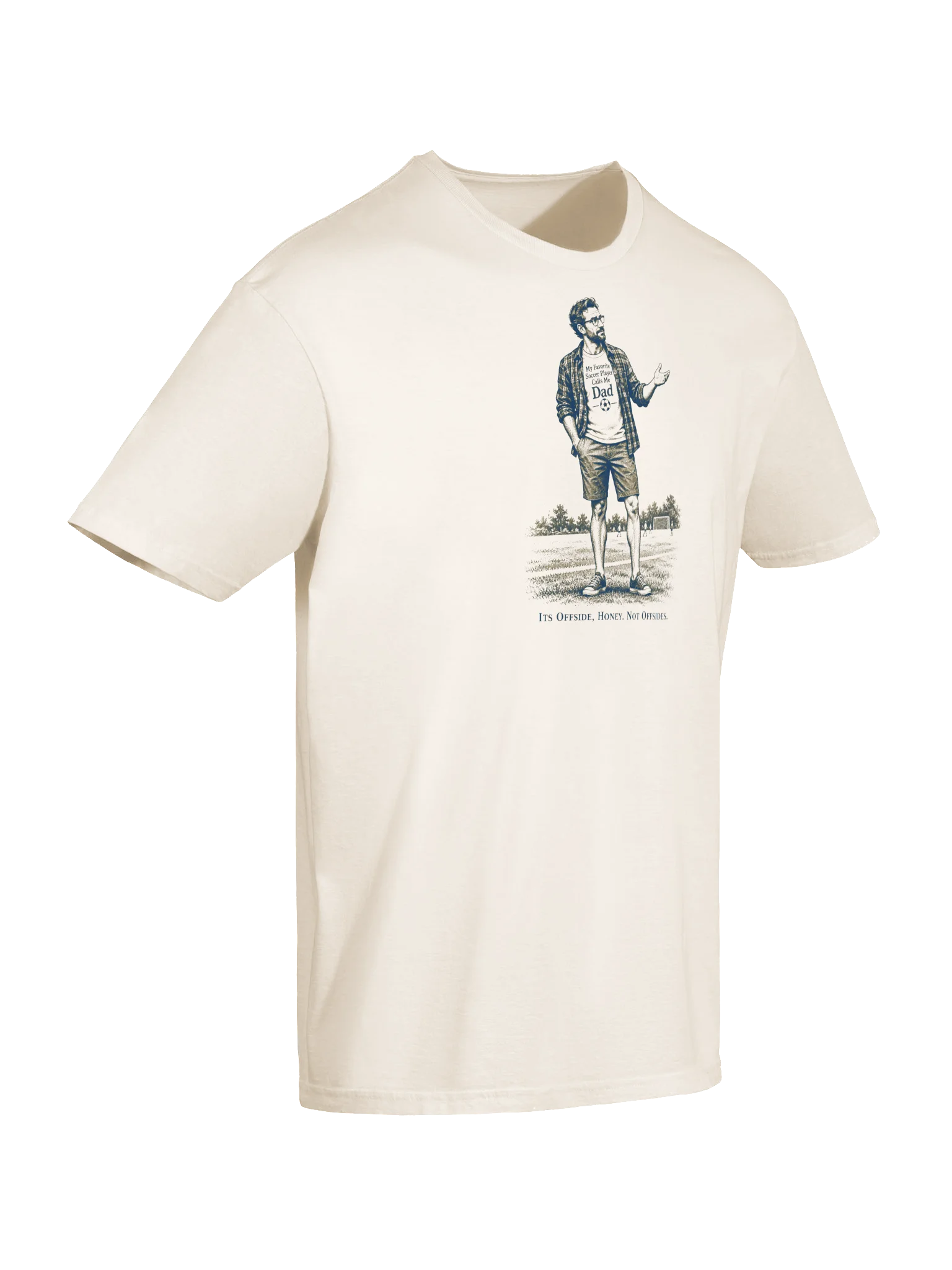 Offside Dad Soccer Humor T-Shirt product image (6)