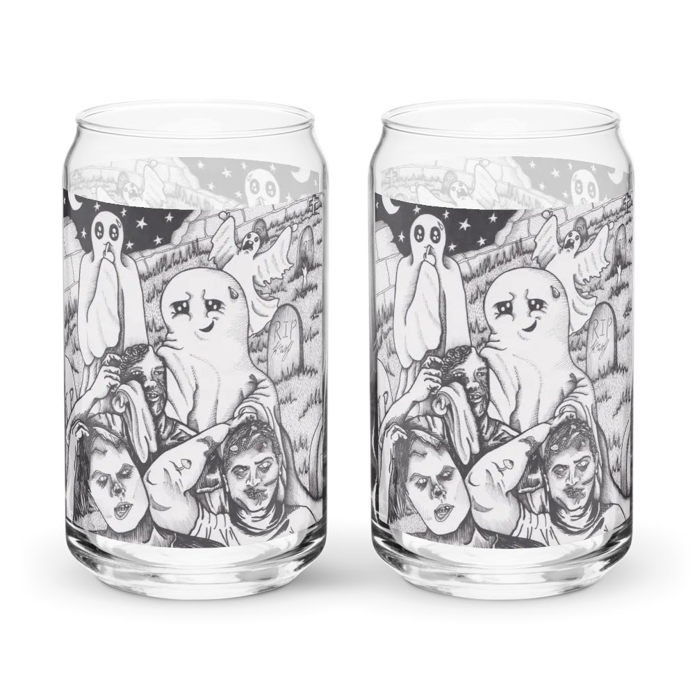Graveyard Brawl can-shaped glass product image (8)