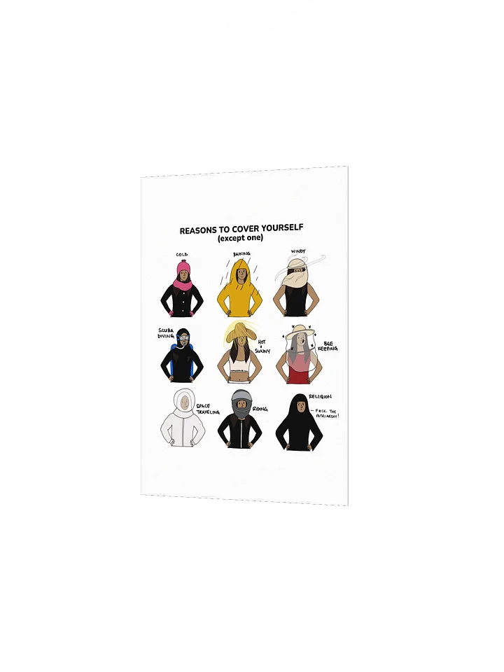 Reasons to Cover Yourself Poster product image (2)