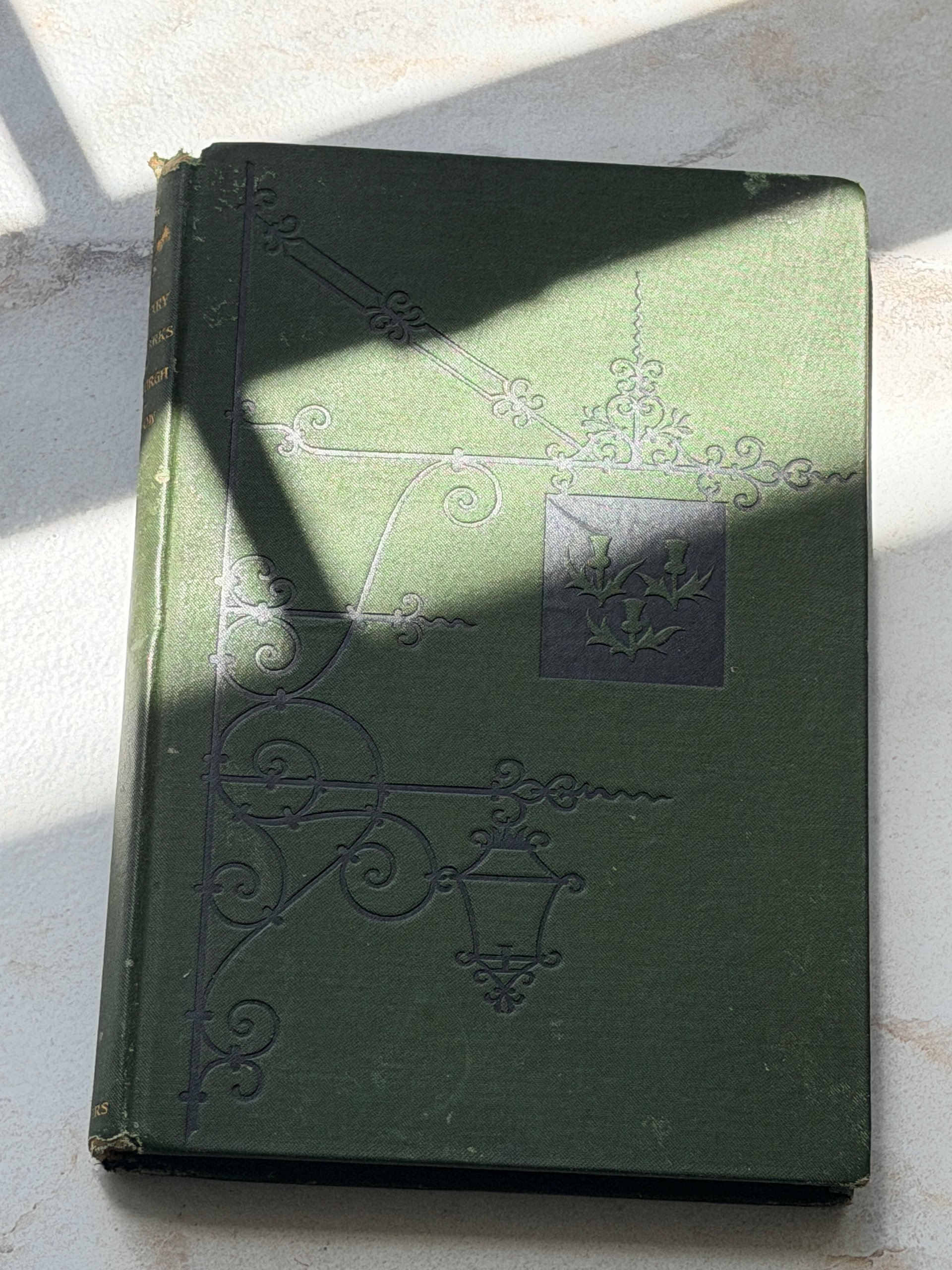 1891 | Literary Landmarks of Edinburgh by Laurence Hutton | Illustrated Antique Hardcover product image (2)