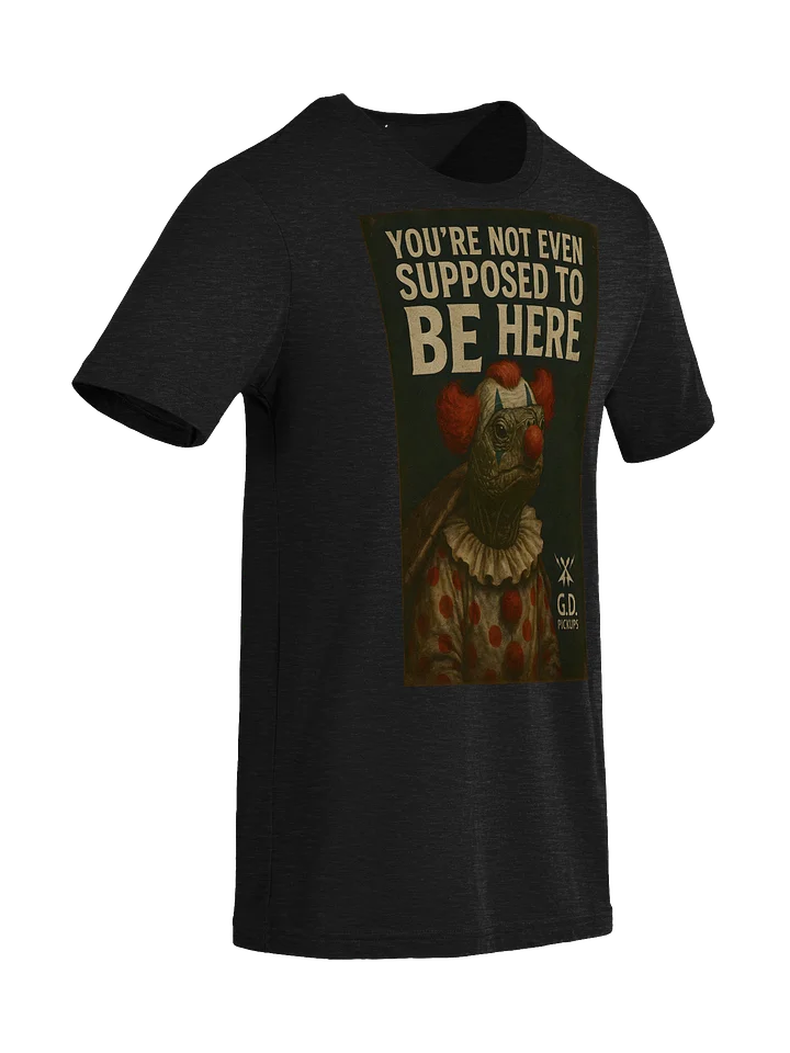 LIMITED EDITION: G.D. Pickups “Clown Turtle” Artwork Short Sleeve Tri-Blend product image (1)