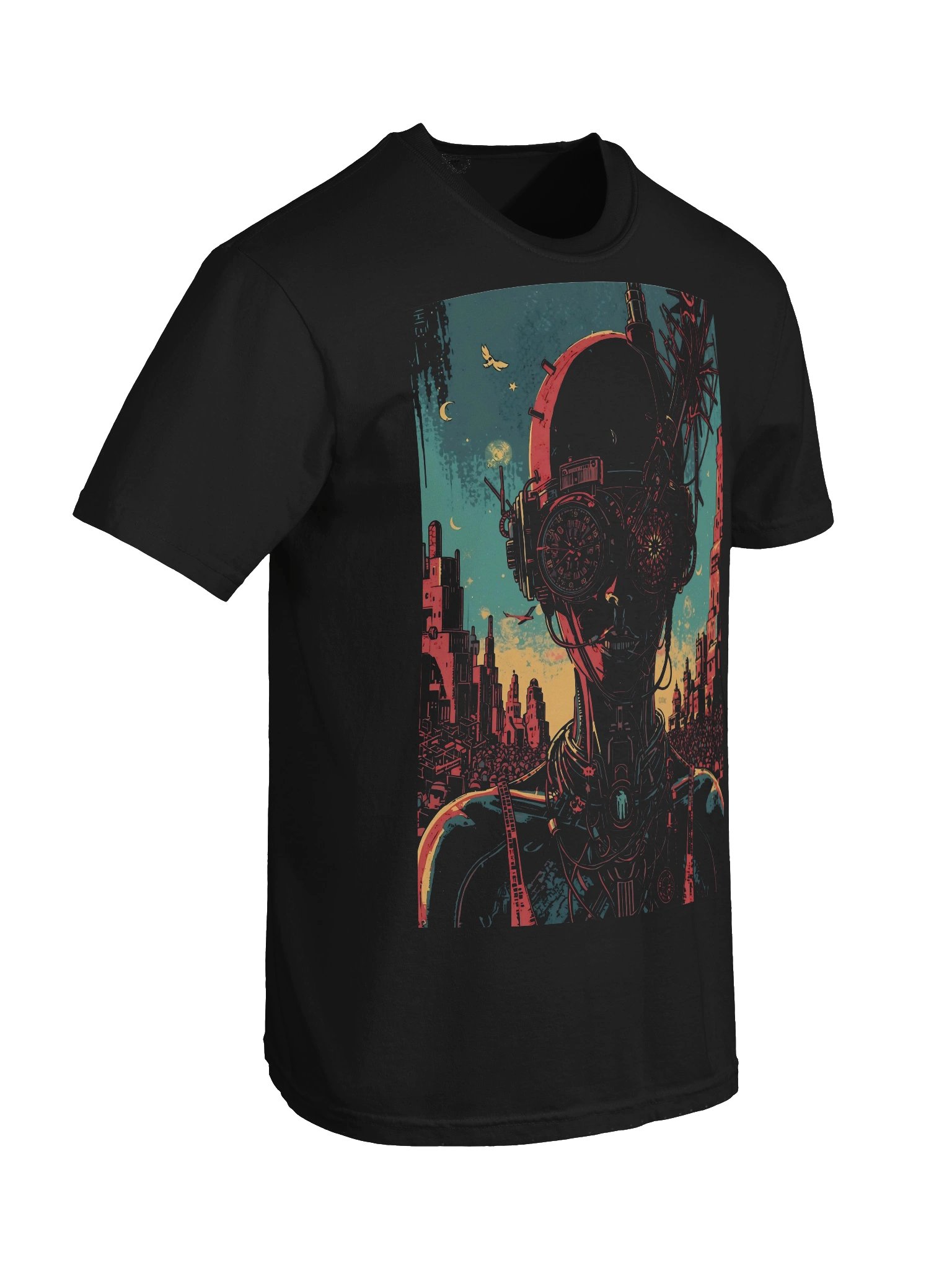 Future Dystopia Glitch Heavyweight T-Shirt product image (4)