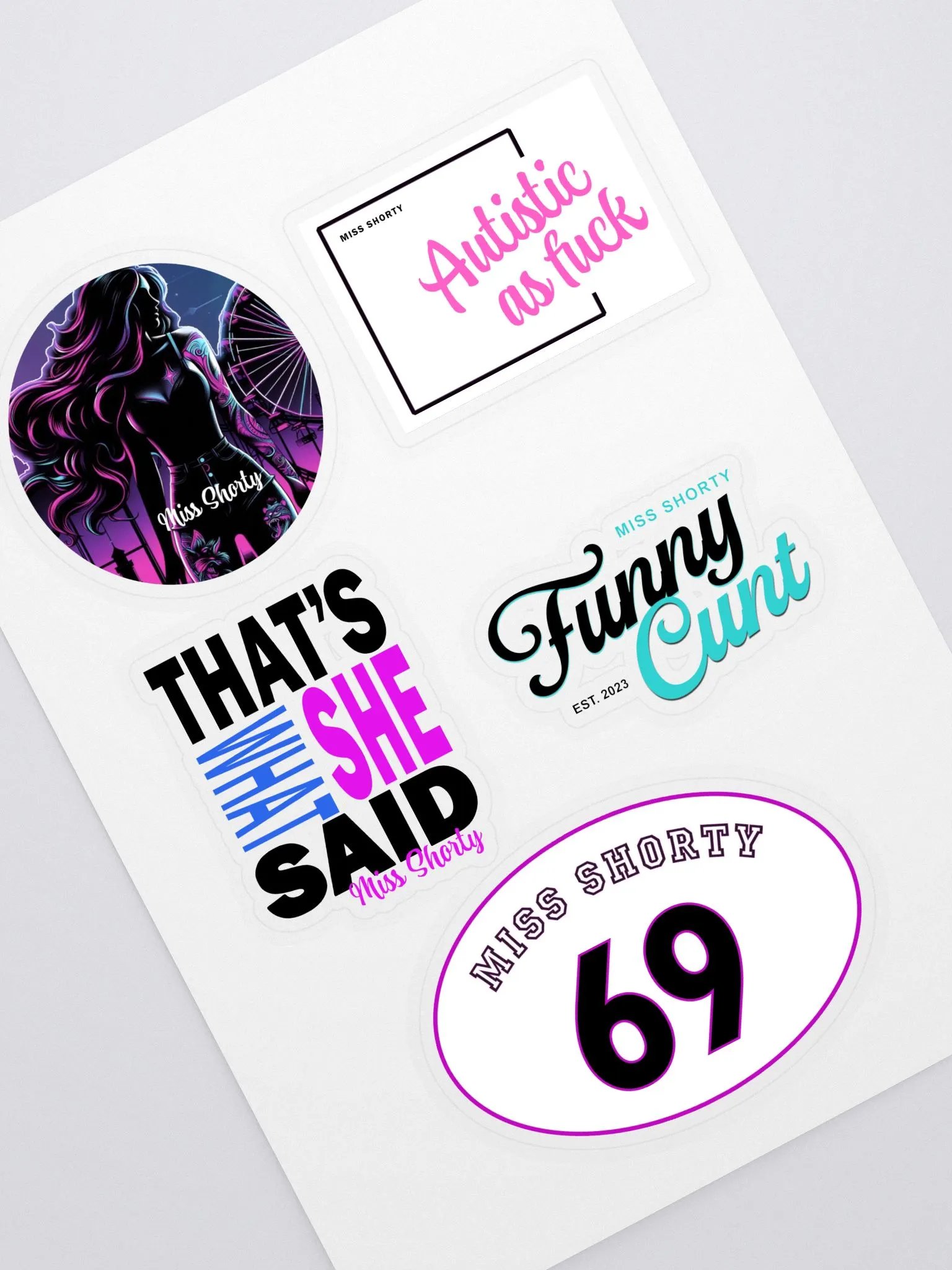 Miss Shorty Sticker Set 2 product image (1)