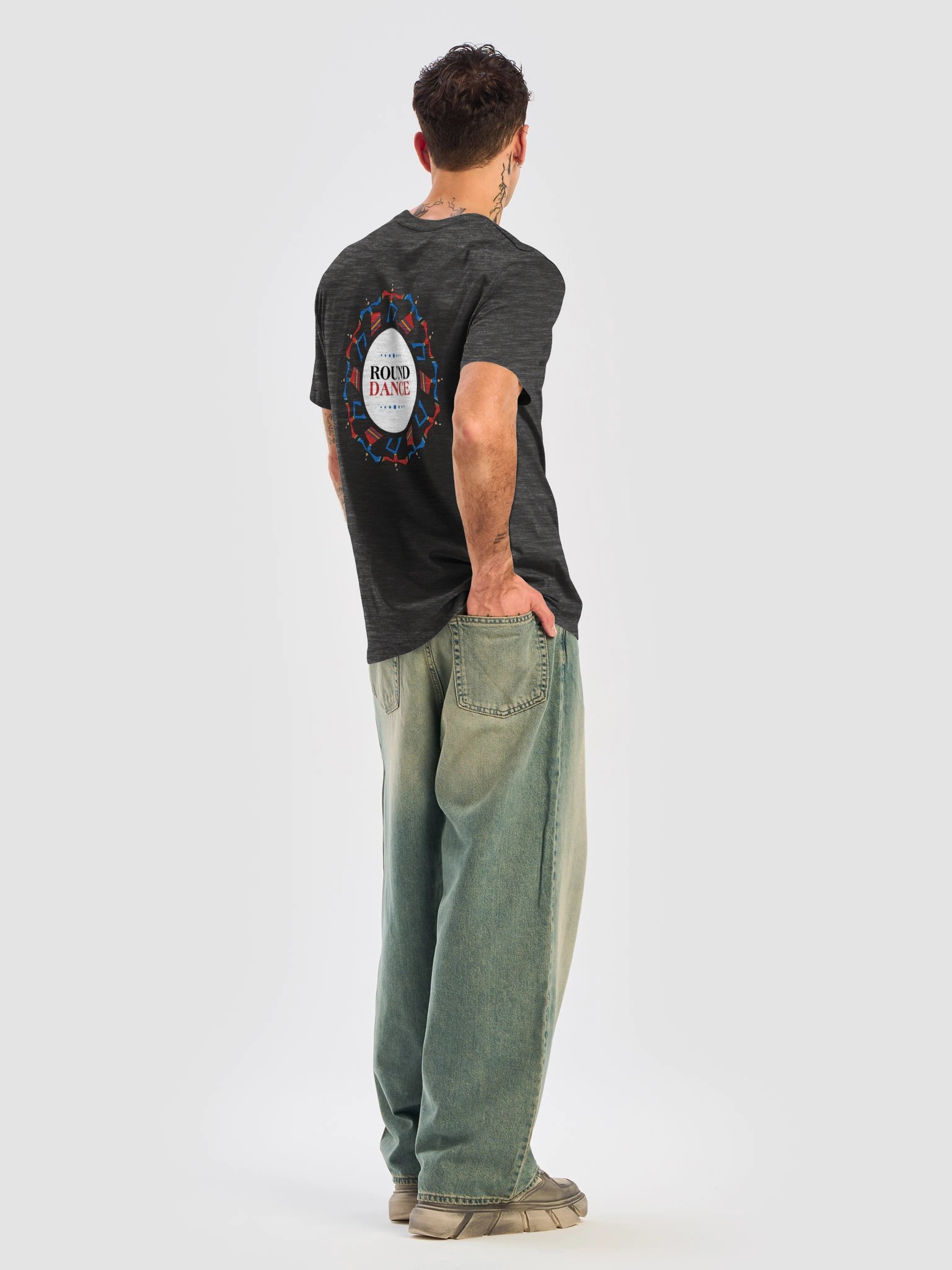 Round Dance Organic Fitted Tee product image (7)
