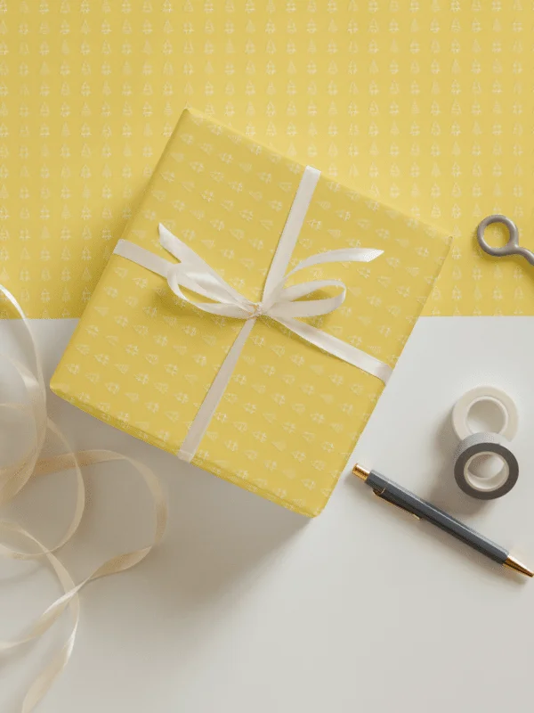 Plush Pink Blue & Yellow Gift Wrap (Set of 3) product image (5)