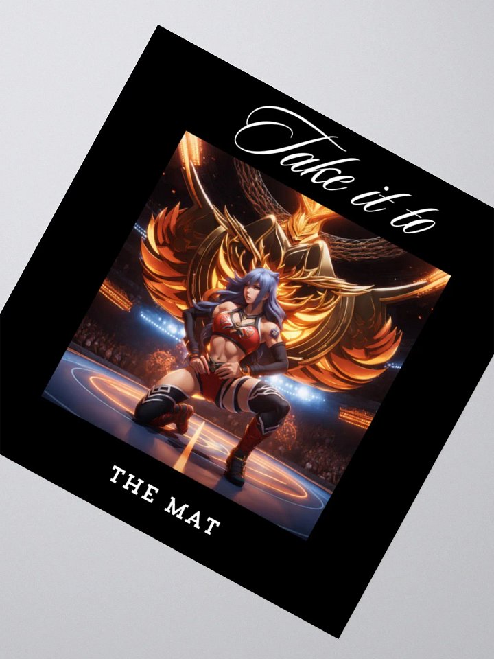 Take it to the mat sticker product image (4)