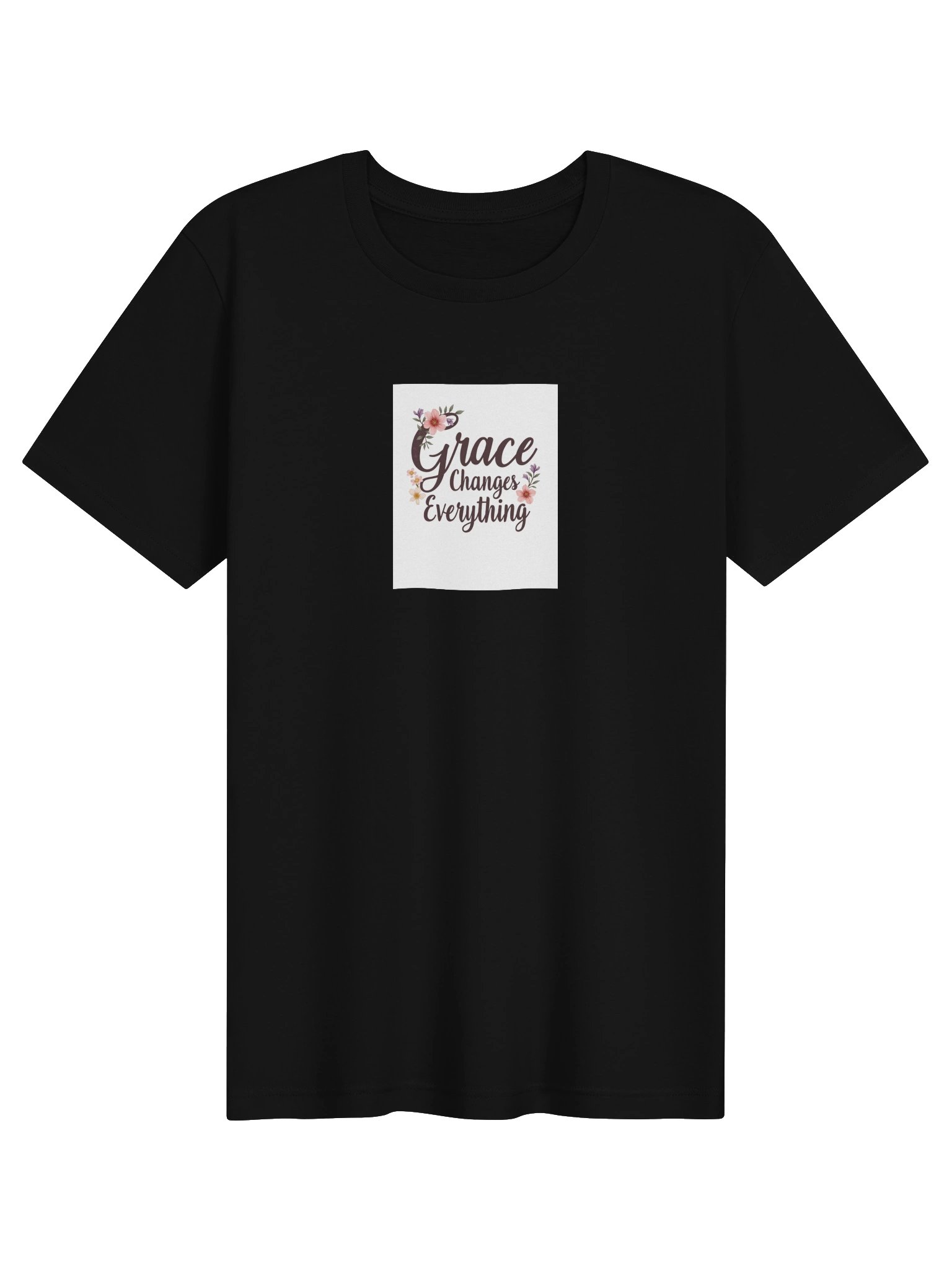 Grace Changes Everything Floral Tee product image (1)