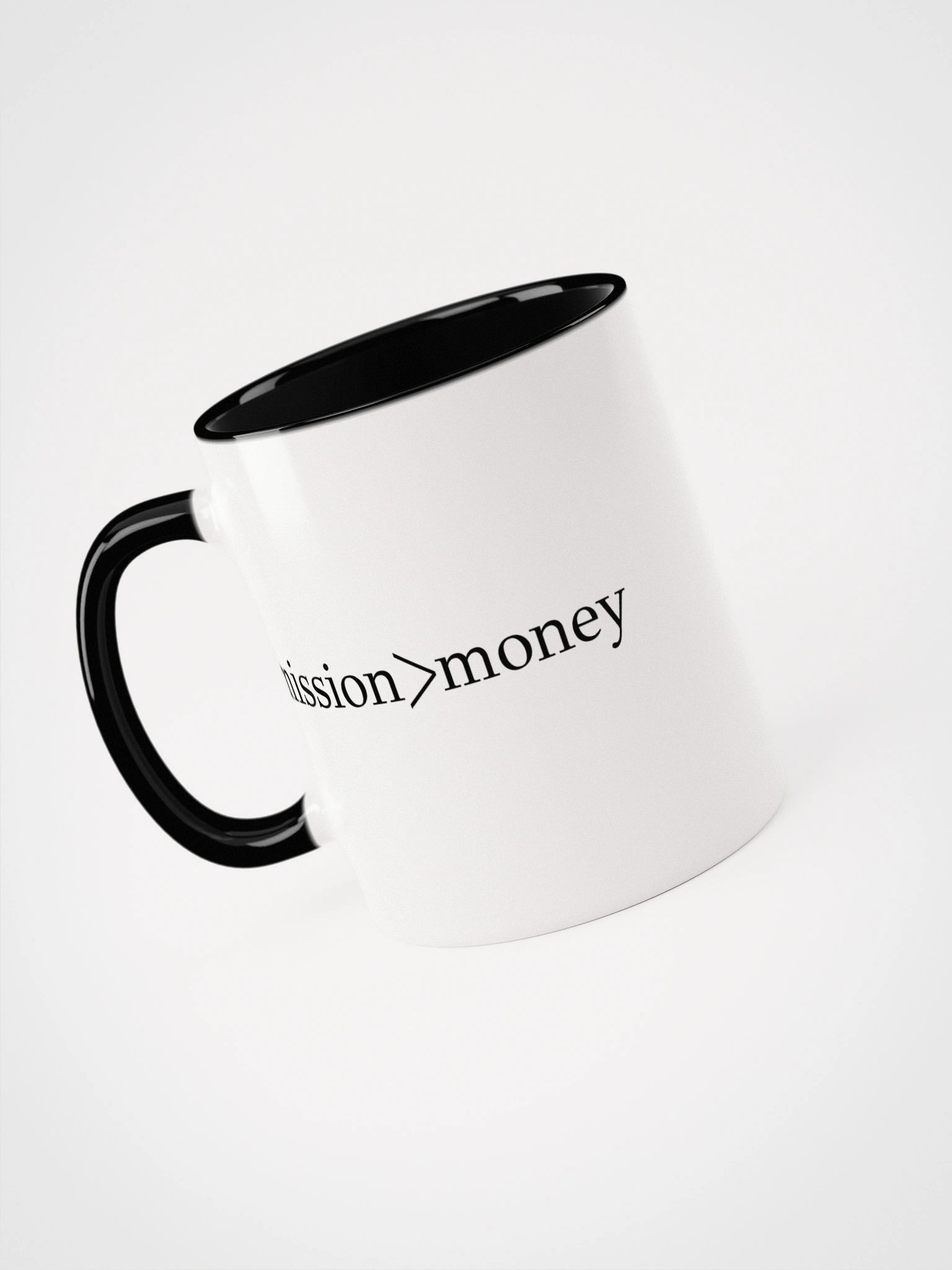 mission > money Ceramic Mug product image (1)