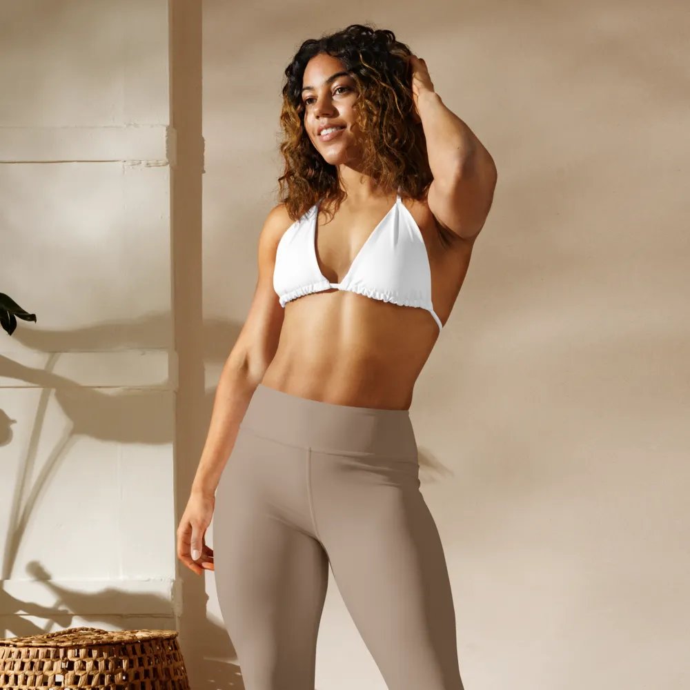Zenith All-Over Print Recycled Padded String Bikini Top - Eco-Friendly White, Sizes 2XS-6XL product image (4)