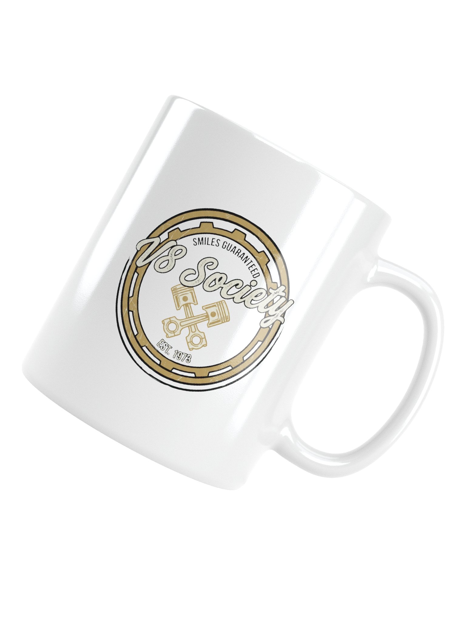 V8 Society Golden Engine Mug product image (14)