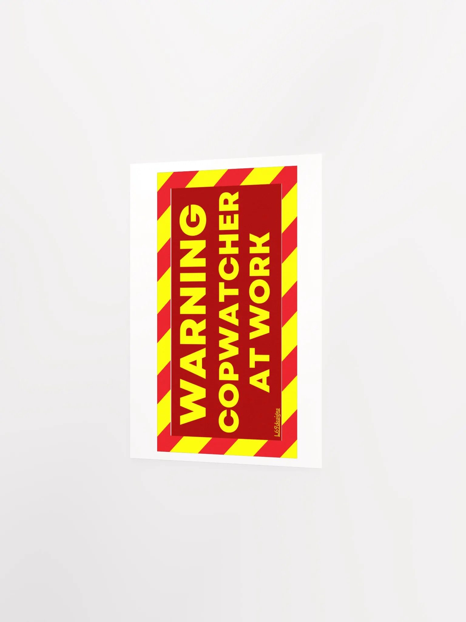 WARNING : COPWATCHER AT WORK product image (2)