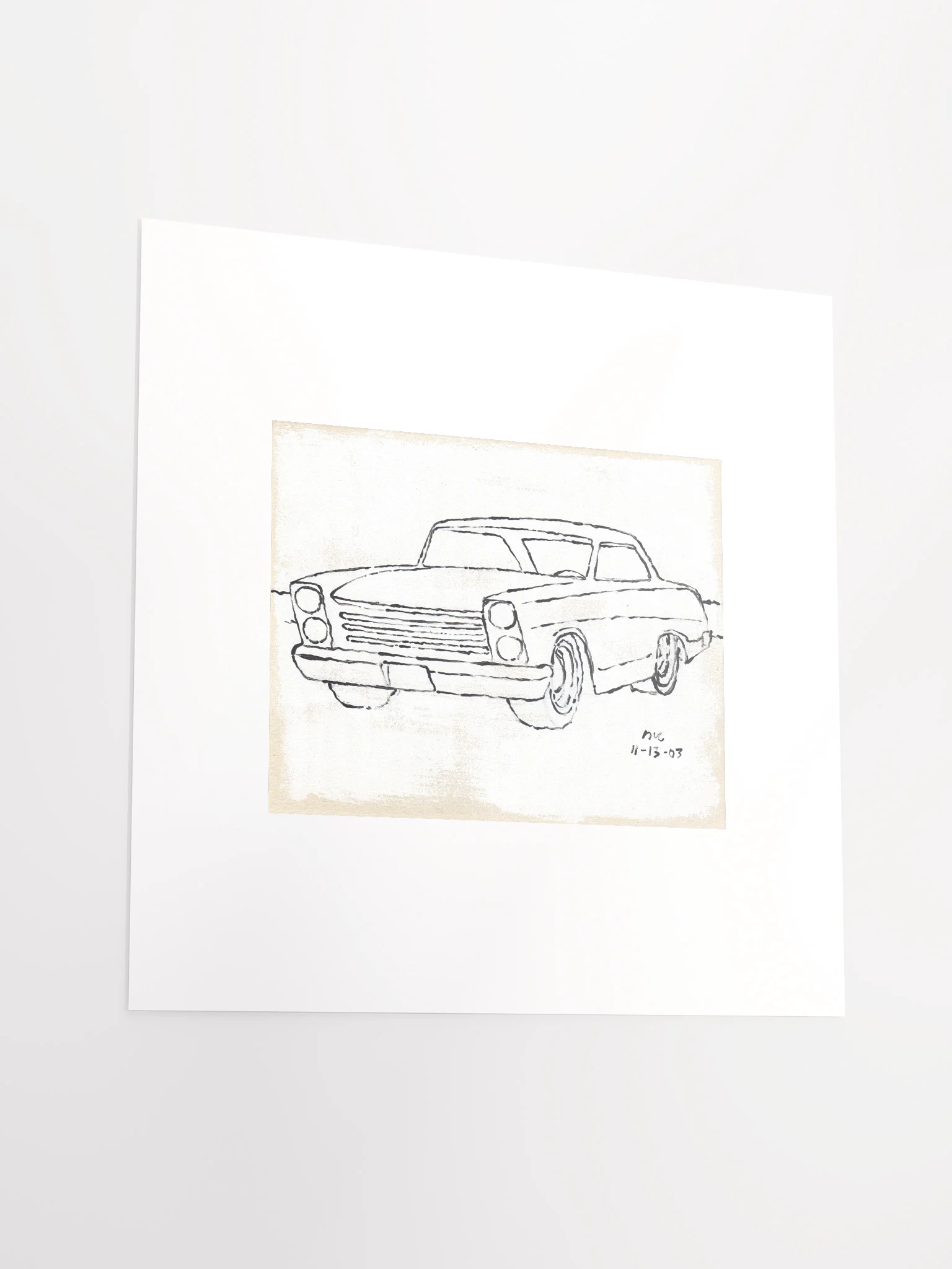 White Car #2 Print product image (3)