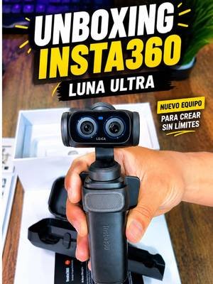 Nuevo juguete desbloqueado. 📸🔥 Acaba de llegar la Insta360 Luna Ultra y ya forma parte de mi setup de creación de contenido. 🚀 En este video les hago un unboxing rápido para que vean qué incluye la caja. Muy pronto la pondremos a prueba en vlogs, eventos, reviews y mucho contenido para ver si realmente está a la altura de las expectativas. ¿Creen que será mi nueva cámara principal? 👀 #Insta360 #CreacionDeContenido #TechTok #Unboxing #Camaras