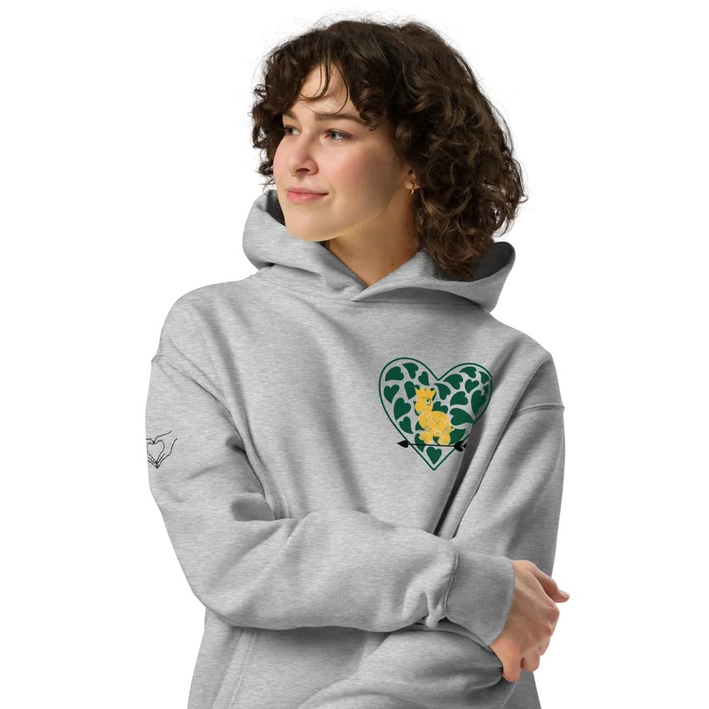 Royal Turtle Love Oversized Hoodie product image (4)