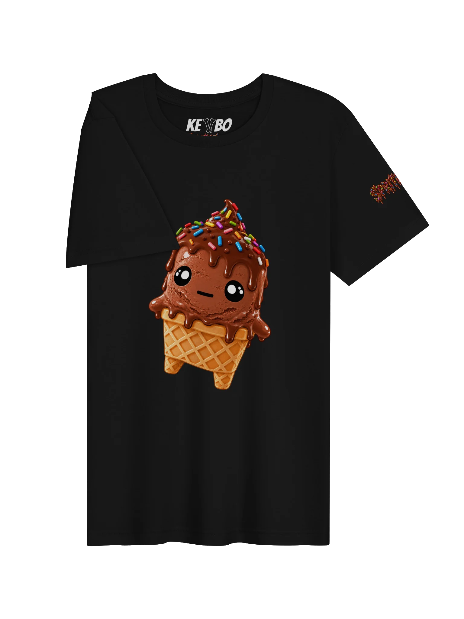 SPRITEFEST "Ice Cream Sprite" ADULT Black T-Shirt product image (3)