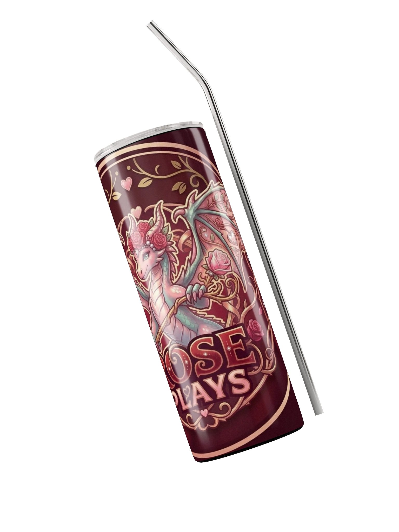 Rose Plays Stainless Steel Tumbler product image (3)
