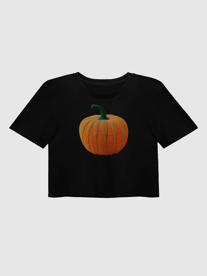 CozyAvocado Women's Premium Pumpkin Crop Top #3 product image (1)