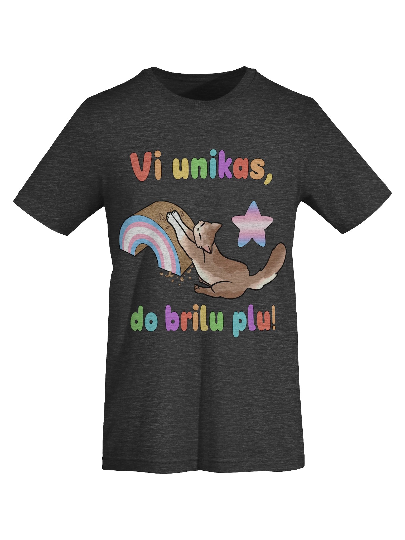Brilu Plu Transgenra T-Ĉemizo product image (67)