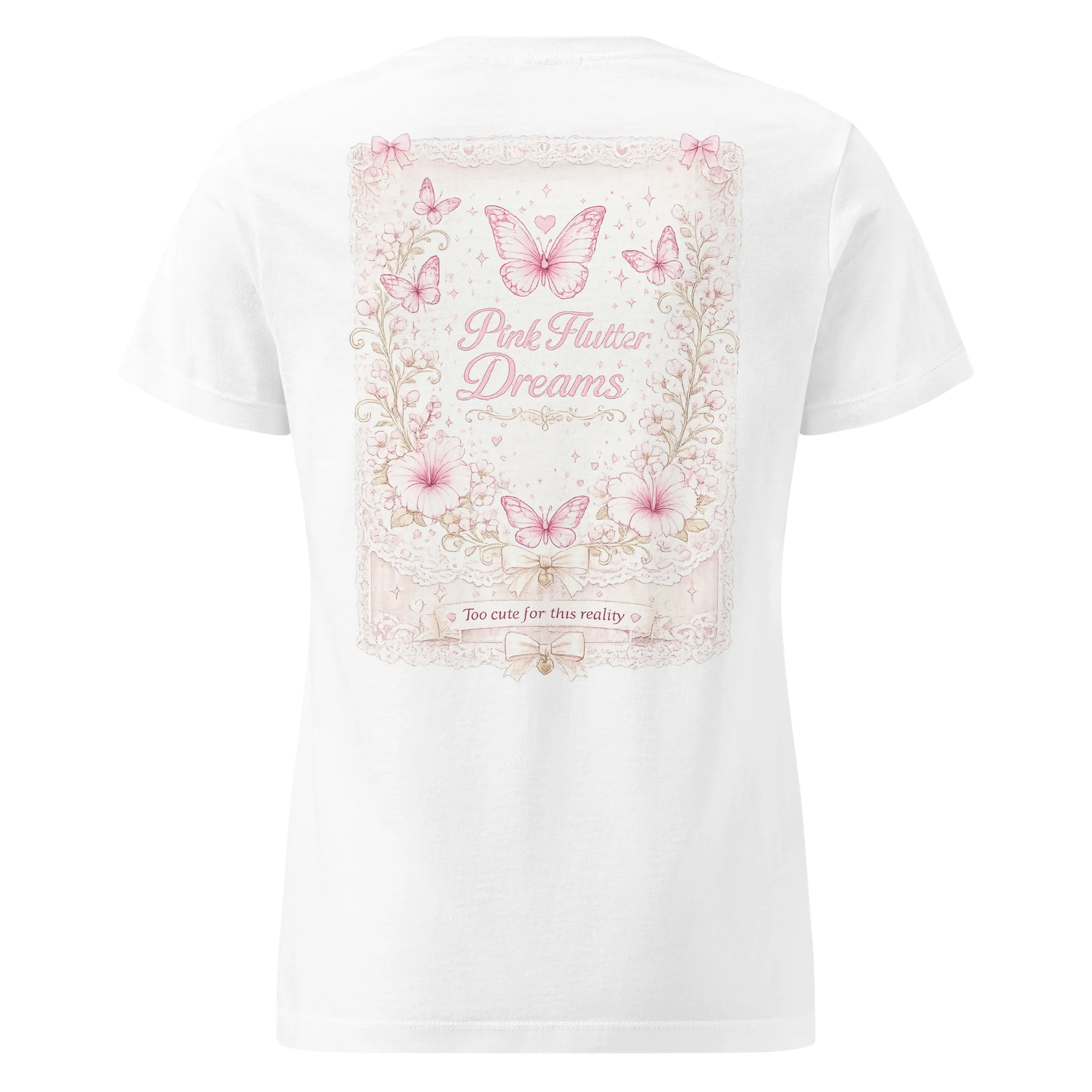 Pink Flutter Dreams Crop Tee ✨ product image (2)