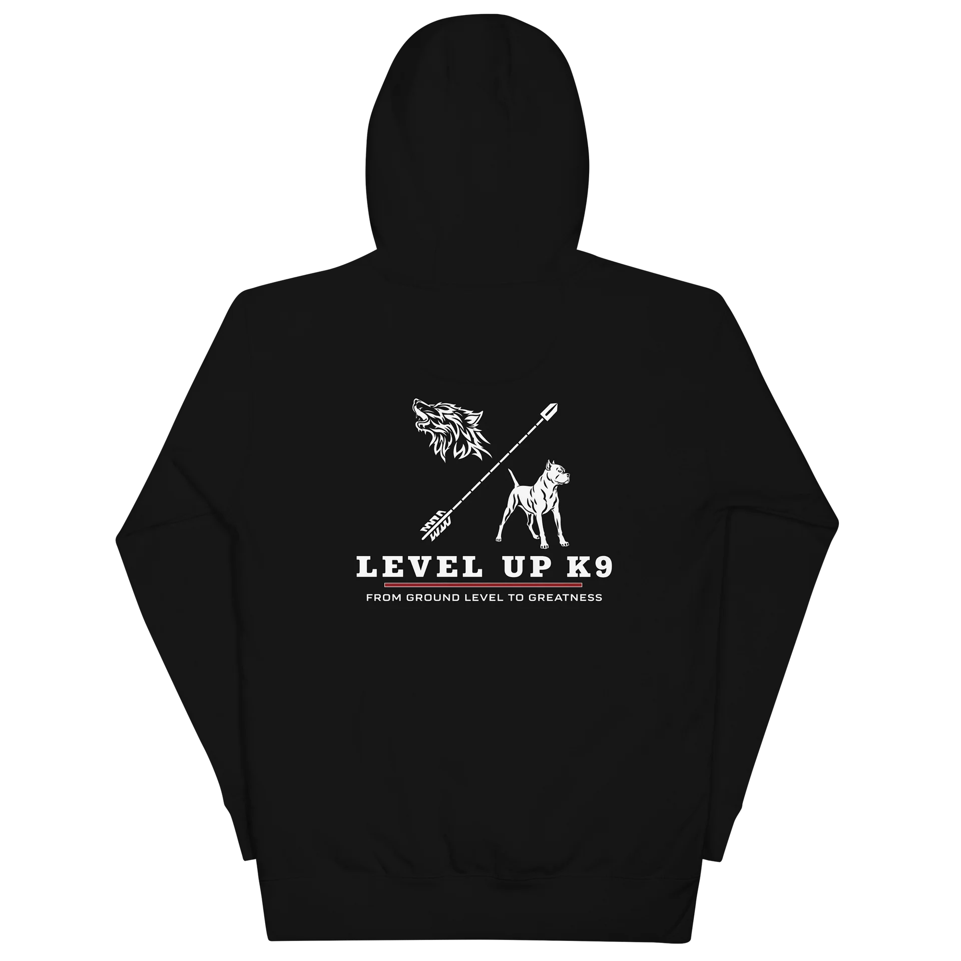 LEVEL UP K9 Standard Hoodie (black) product image (6)