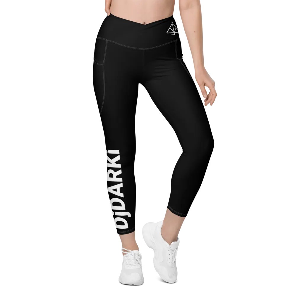 All-Over Print Crossover Leggings with Pockets product image (8)