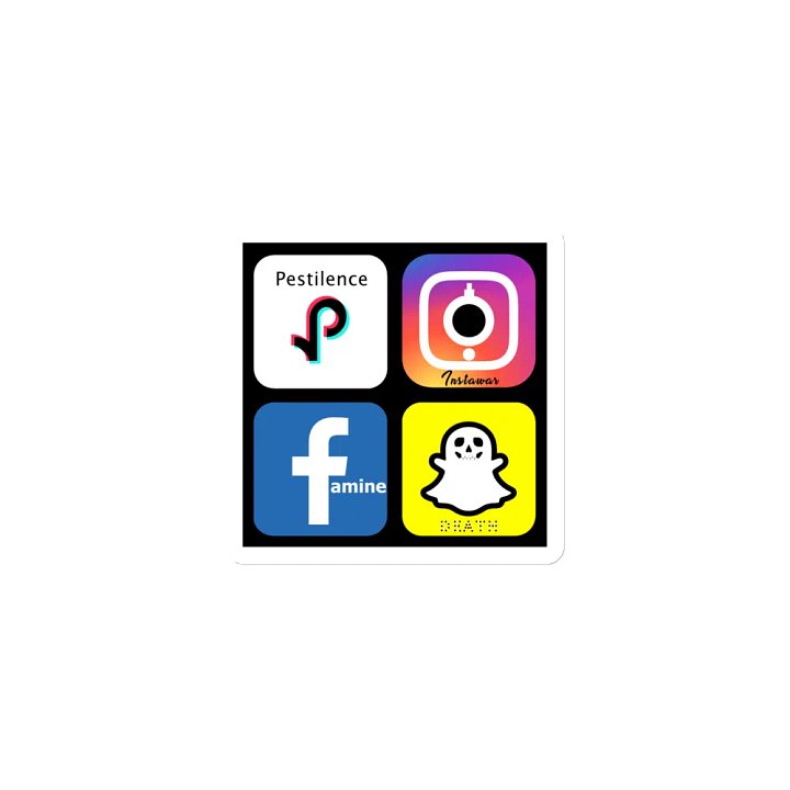 4 Apps of the Apocalypse Magnet product image (1)