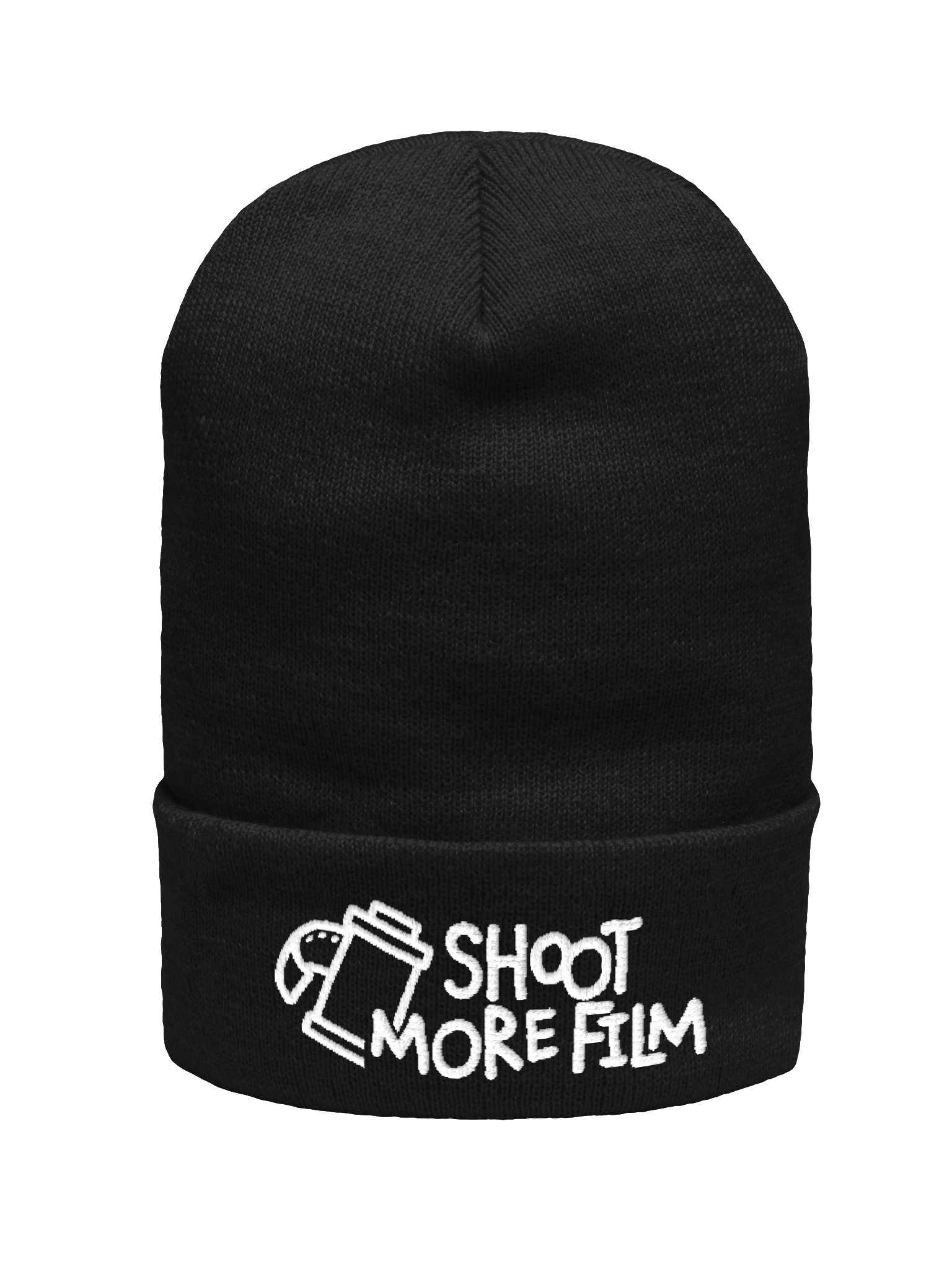 Shoot More Film Embroidered Beanie product image (1)