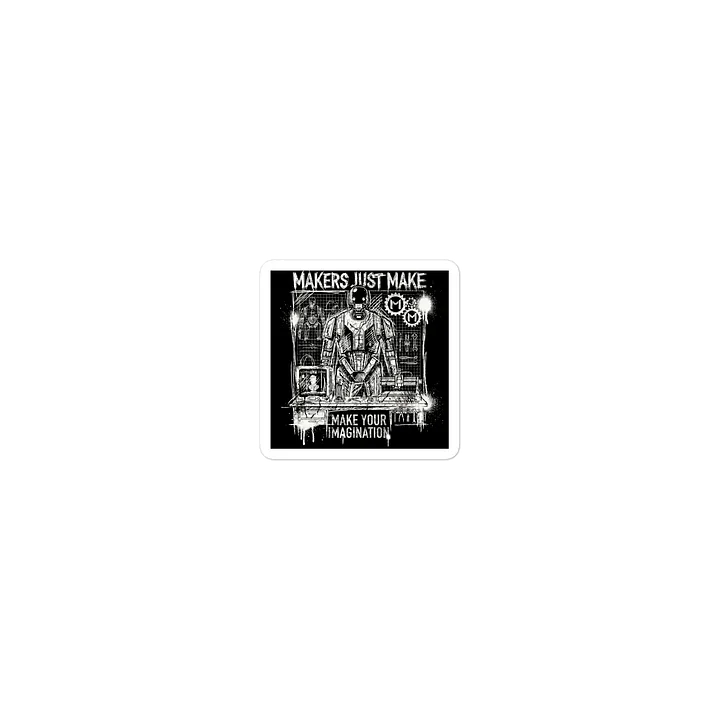 Punk Rawk Droid Sticker product image (1)