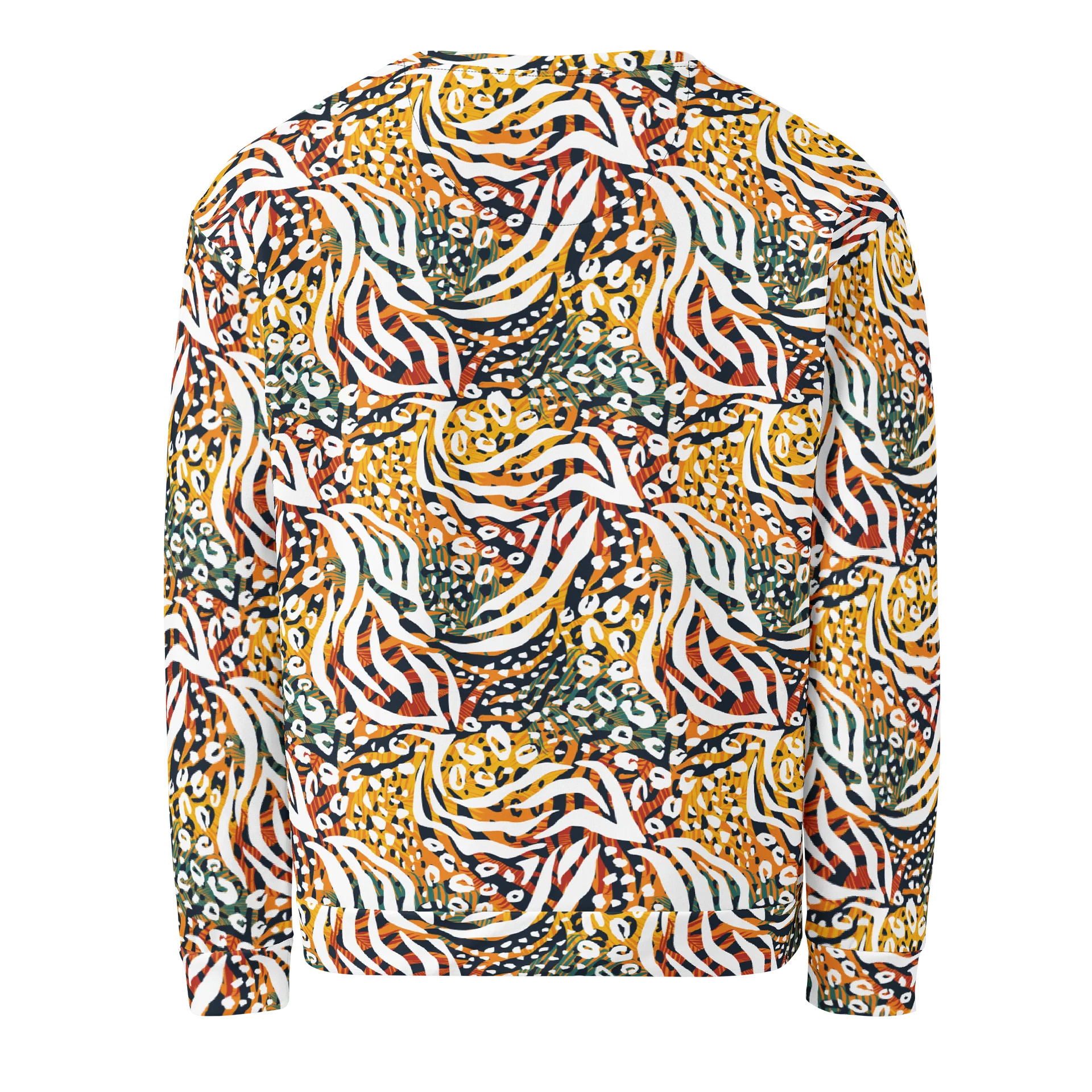 Stylish Recycled Unisex Sweatshirt with Bold Animal Print product image (2)