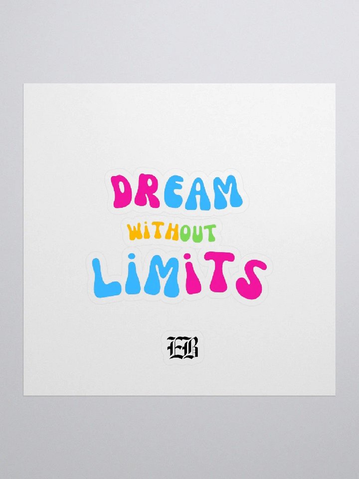Dream without Limits Sicker product image (2)