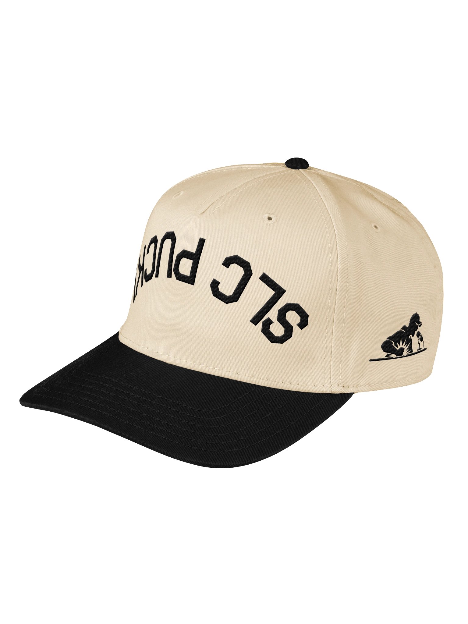 SLC Puck "Basement Energy - Cream/Black" Snapback product image (3)