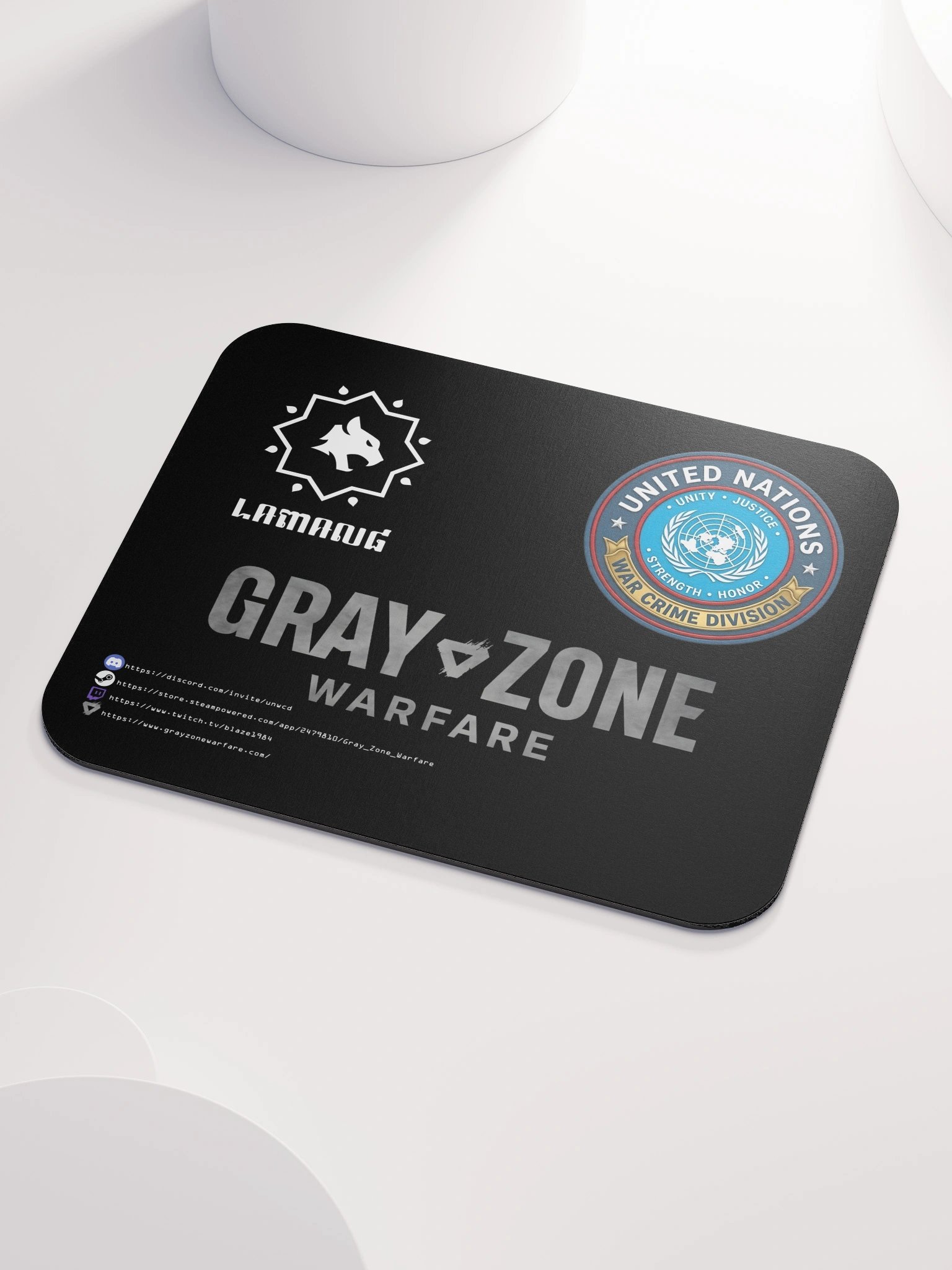 UNWCD/LRI Mouse Pad - Black product image (3)