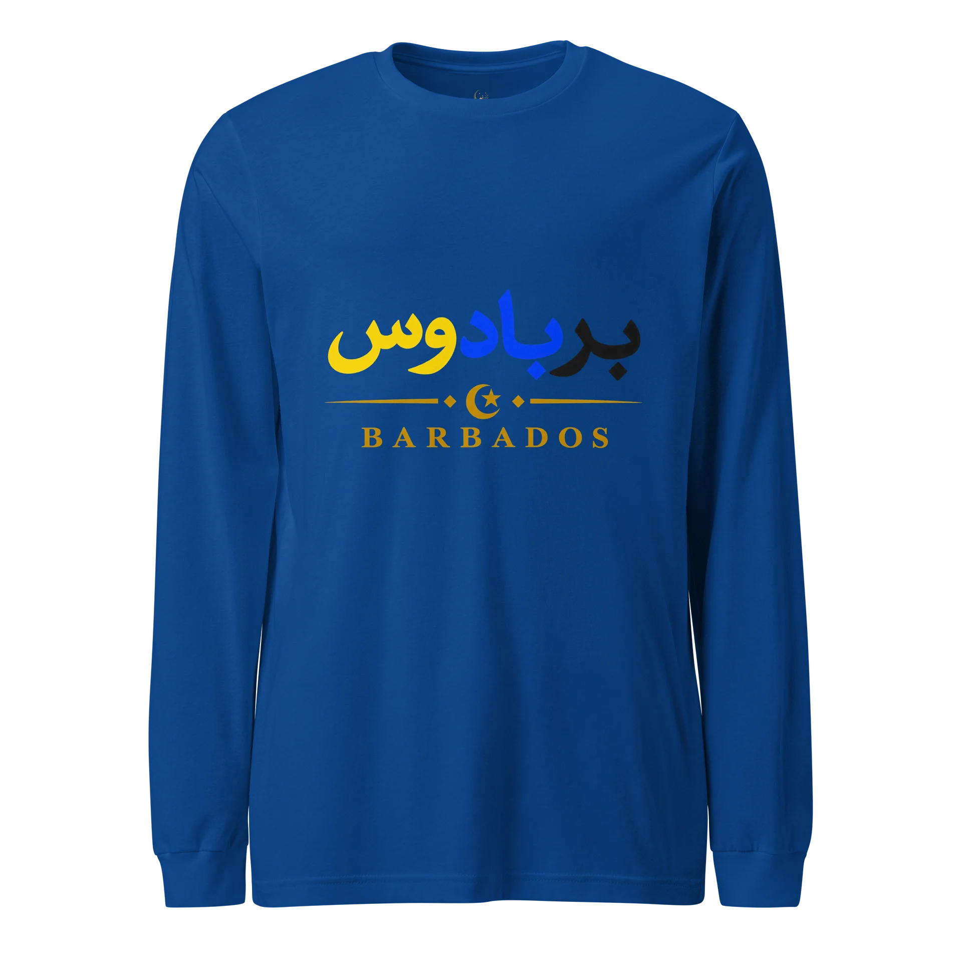 Barbados Arabic 01 Signature Adult Long Sleeve Tee product image (1)