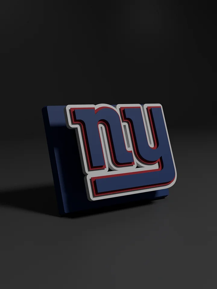 New York Giants 3D Printed Floating Logo Sign (Digital File Only) product image (1)