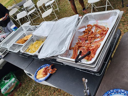 At the #VSU ( #HailState ) #PershingRifles tent for #homecoming at my #HBCU Alma Matter!